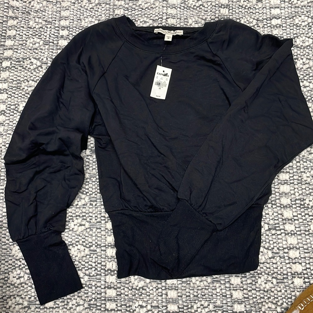 Express super soft cropped sweater. NWT